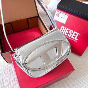 Diesel 1DR metallic shoulder bag